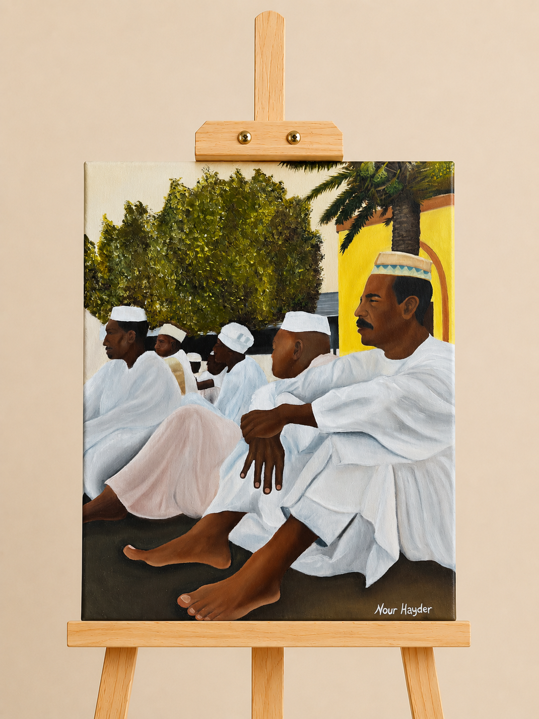 "Maghrib in Khartoum" ORIGINAL PAINTING
