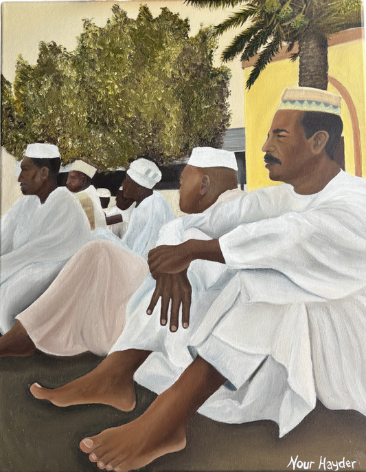 "Maghrib in Khartoum" ORIGINAL PAINTING