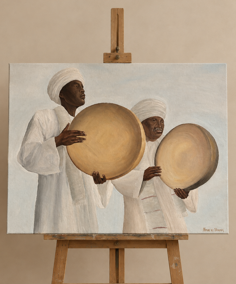 "Rhythms of the Nile" ORIGINAL PAINTING